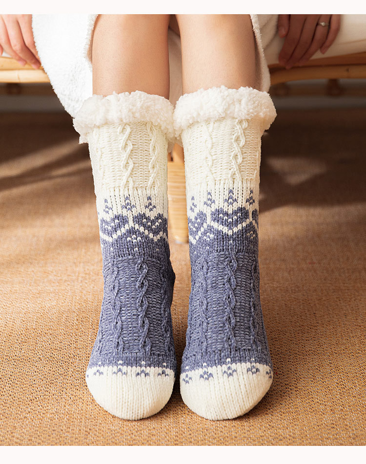 Womens Knitted Thicken Winter Socks Sleep Socks Floor Socks Thermal Socks